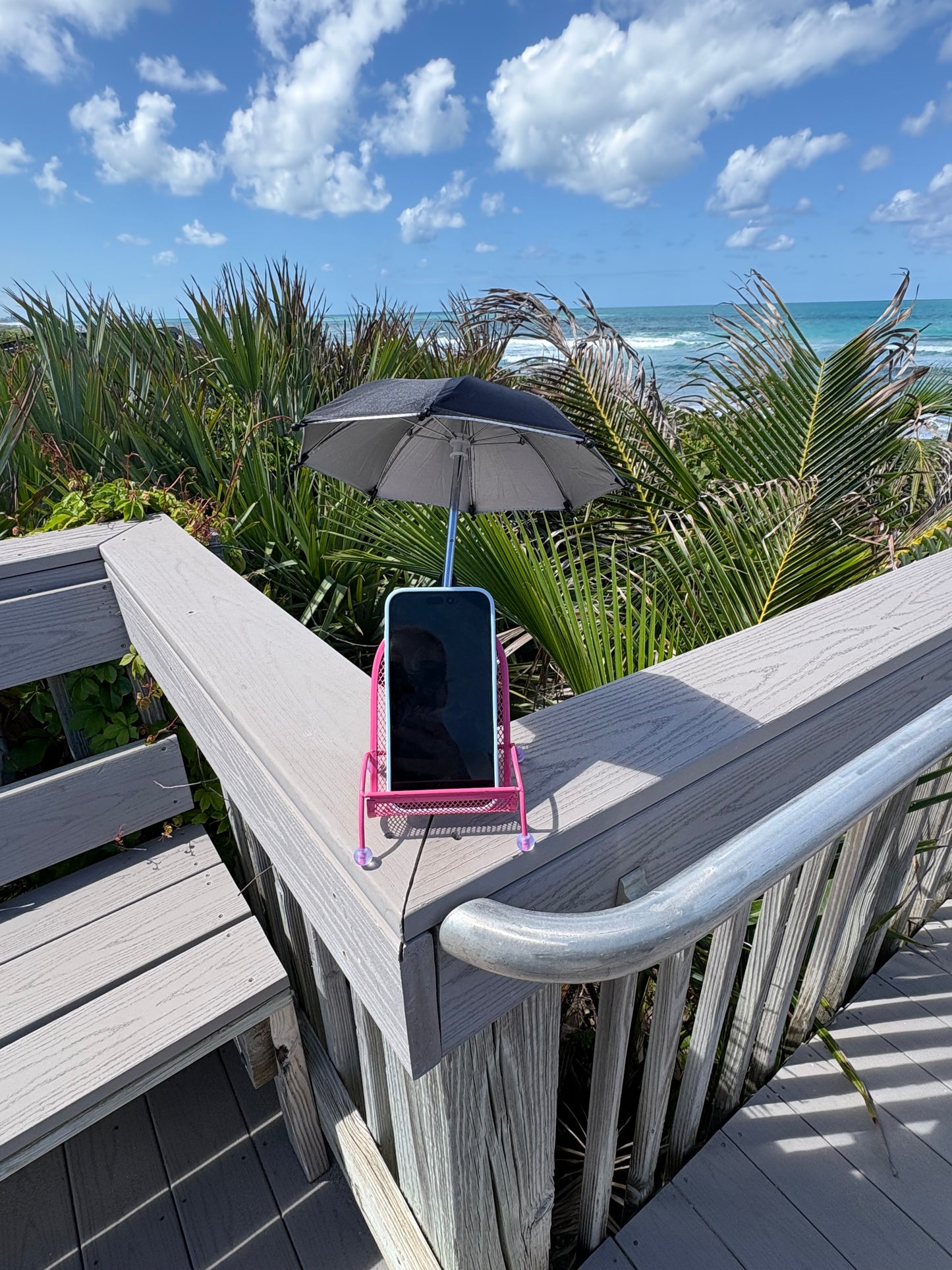 VIP Phone Chair with Umbrella