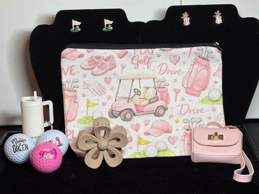 Golf Gift Set in Pink