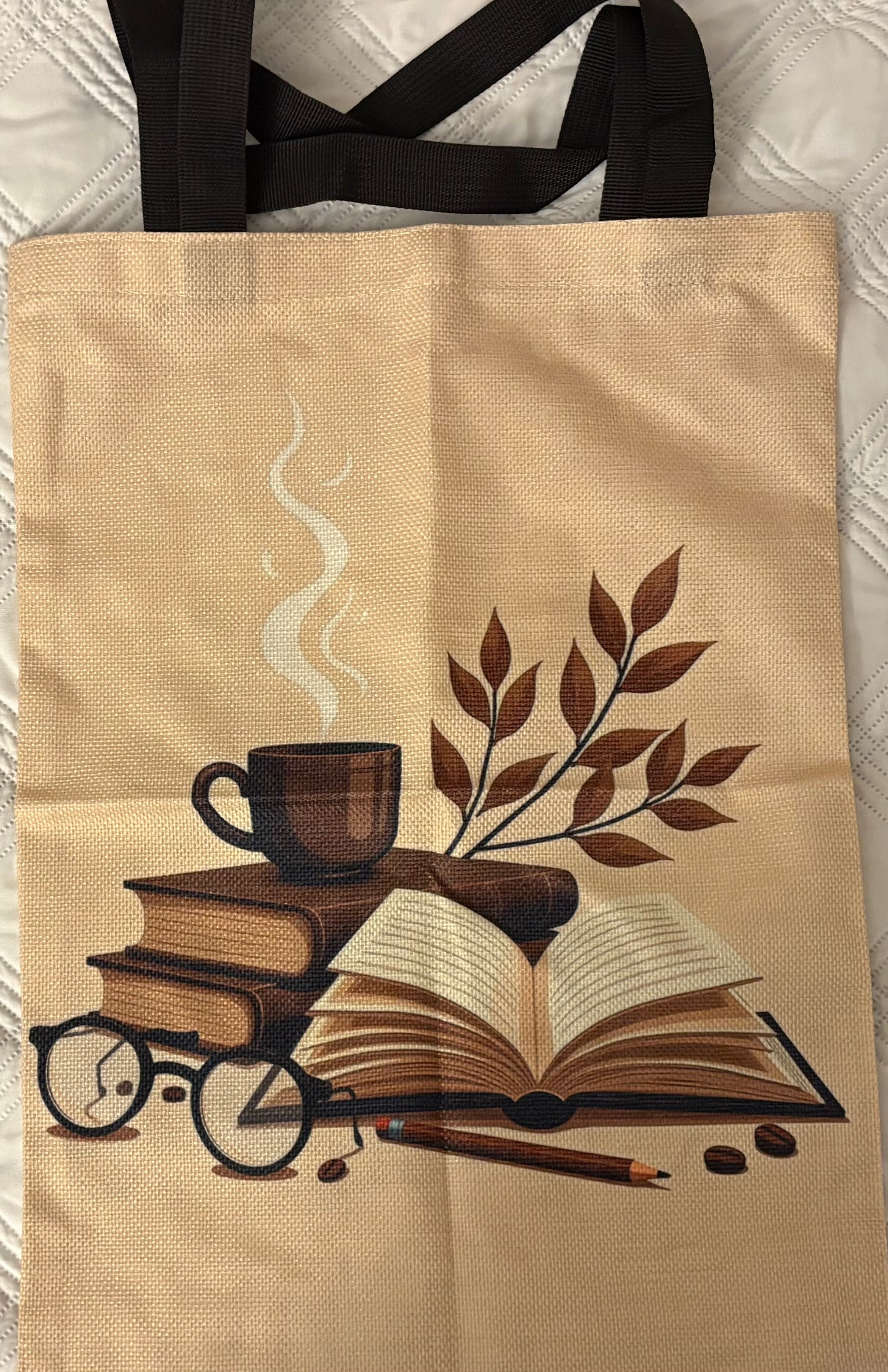 Bookish Canvas Tote Bag