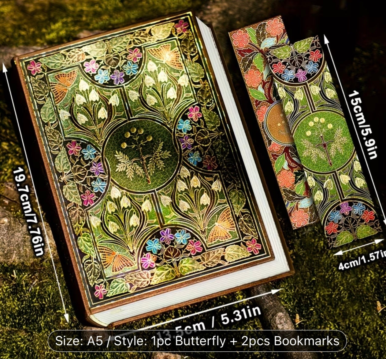 Butterfly Floral Journal