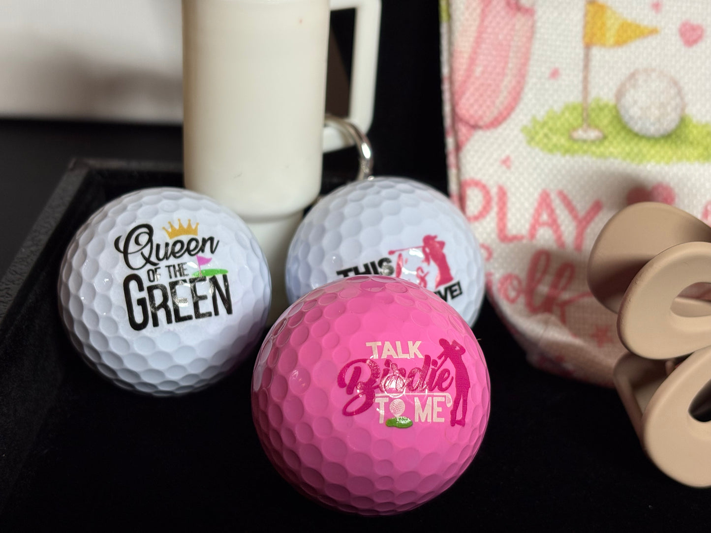 Golf Gift Set in Pink