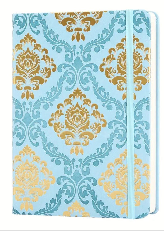 Teal Blue & Gold Foil Journal