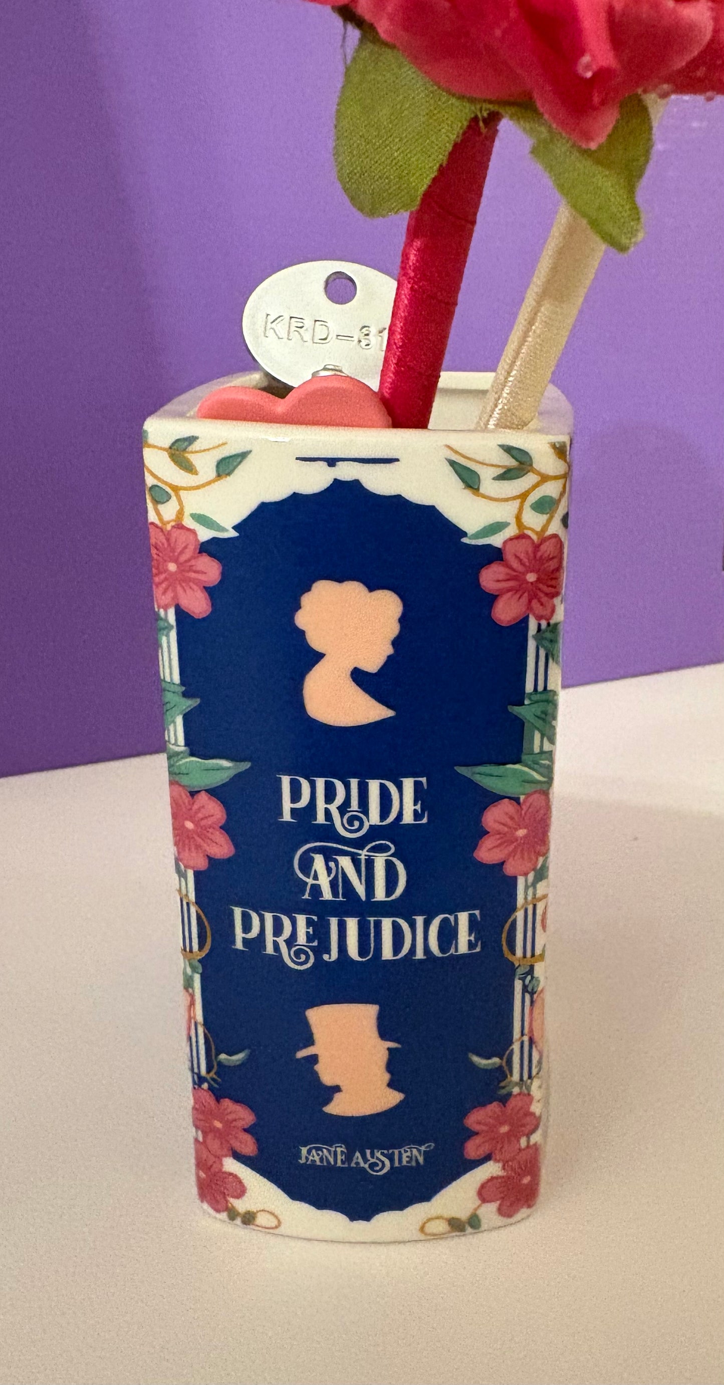Bookish Vase